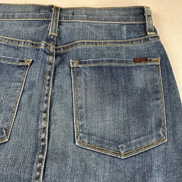 Fidelity Denim Collette High Cigarette Jean Pencil Skirt Multi Button‎ Size 26 - Picture 6 of 8